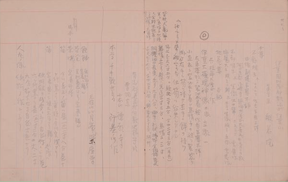 新納忠之介ノート
