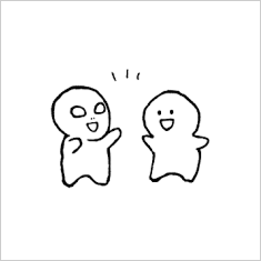 人が話しているイラスト