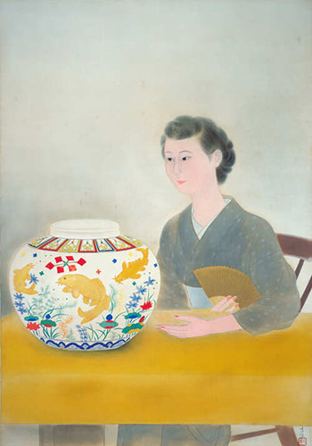 小林古径「壺」画像