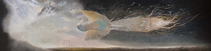 「不死鳥」部分画像