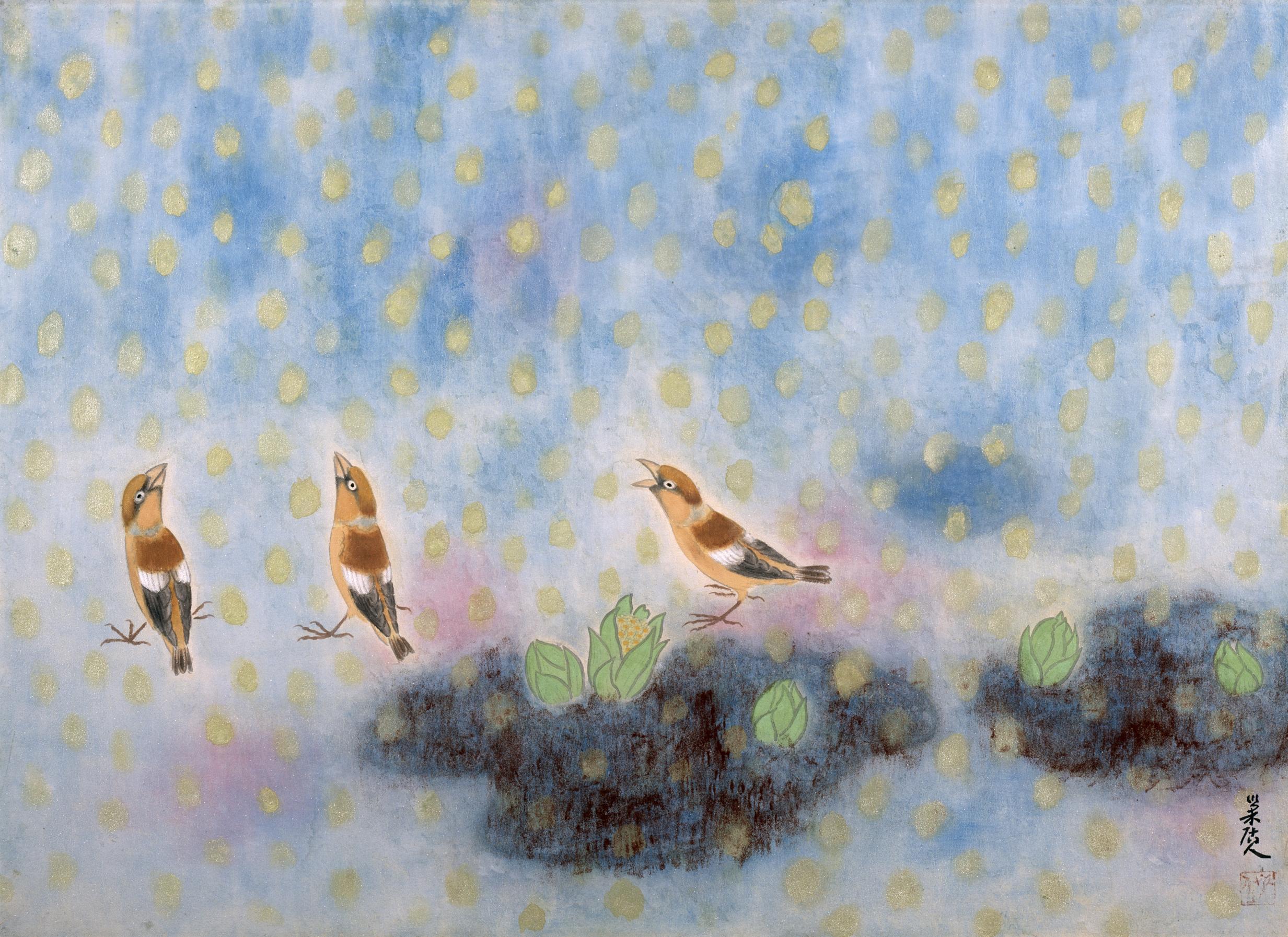 小林巣居人「春雪」