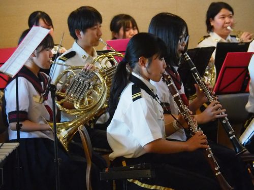茨城県警察音楽隊ふれあいコンサートの様子