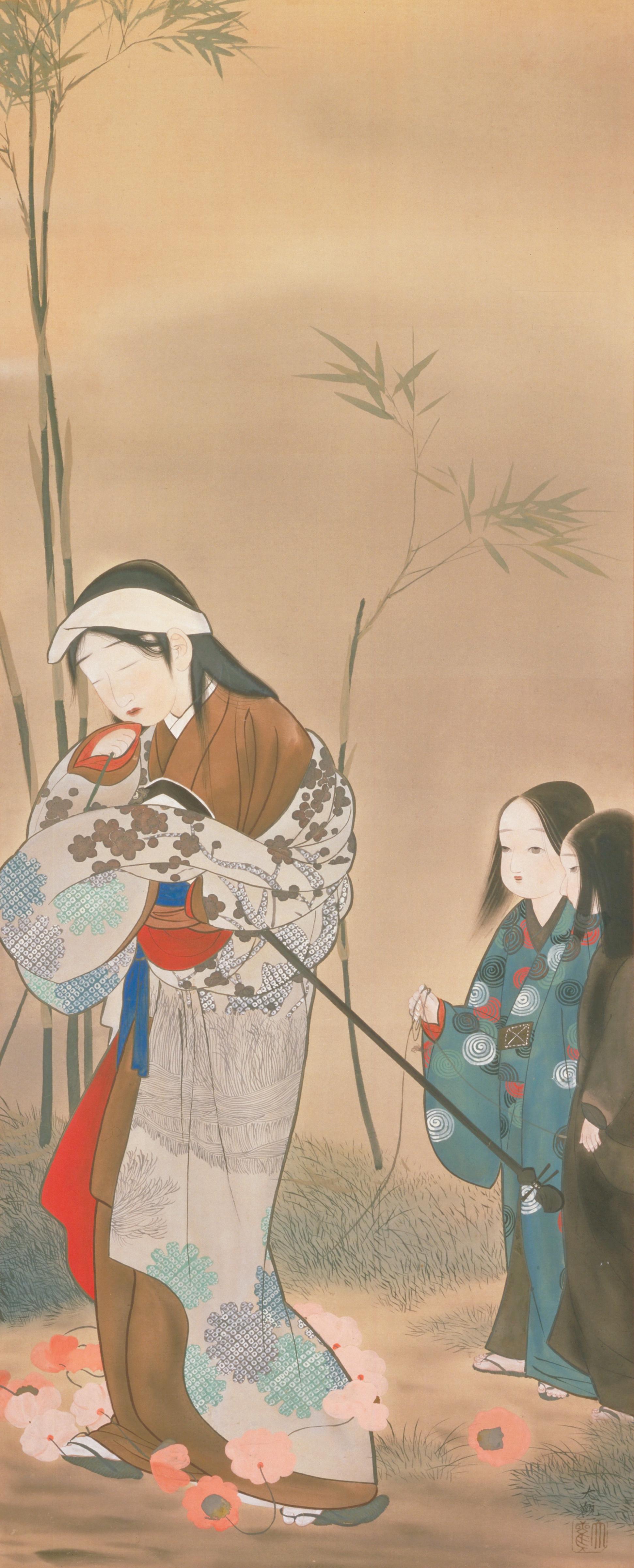 横山大観「朝顔日記」